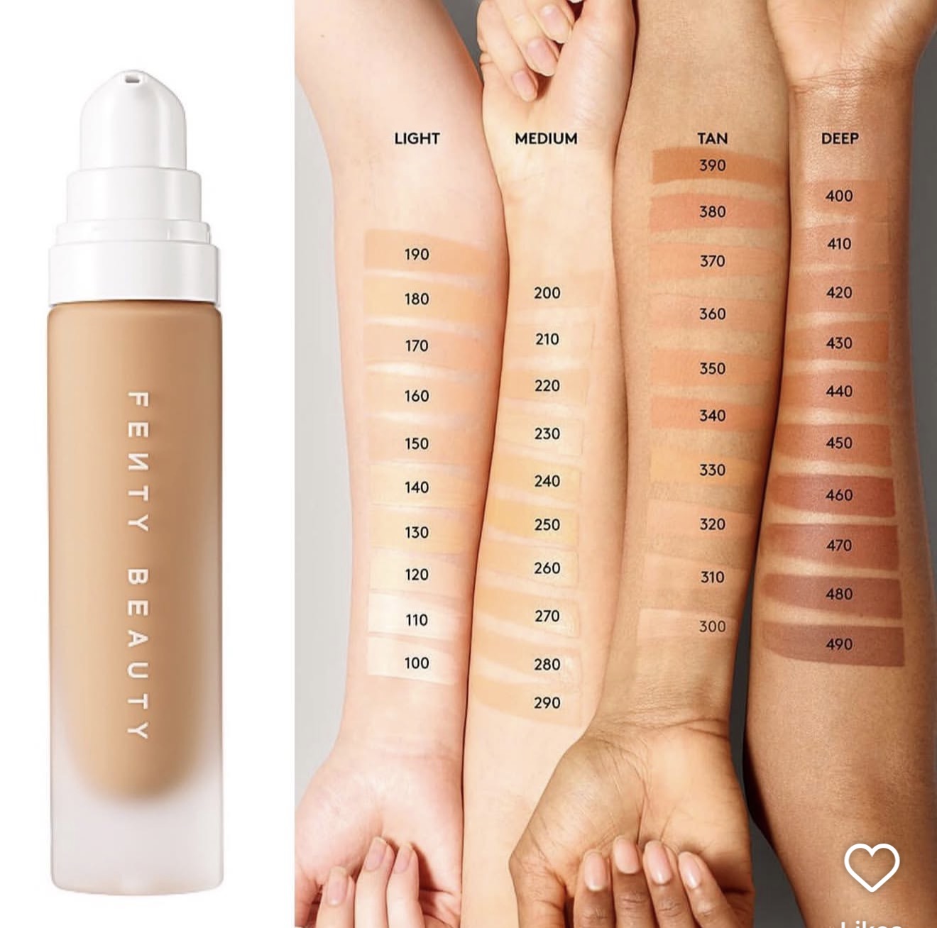 Fenty beauty pro filter foundation