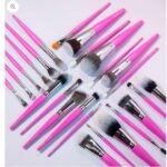 VICABEL DELUXE PRO BRUSH SET (PINK)