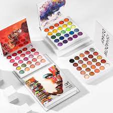 Art summer girl eyeshadow