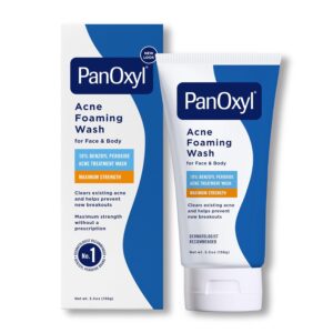 Panoxyl acne foaming wash