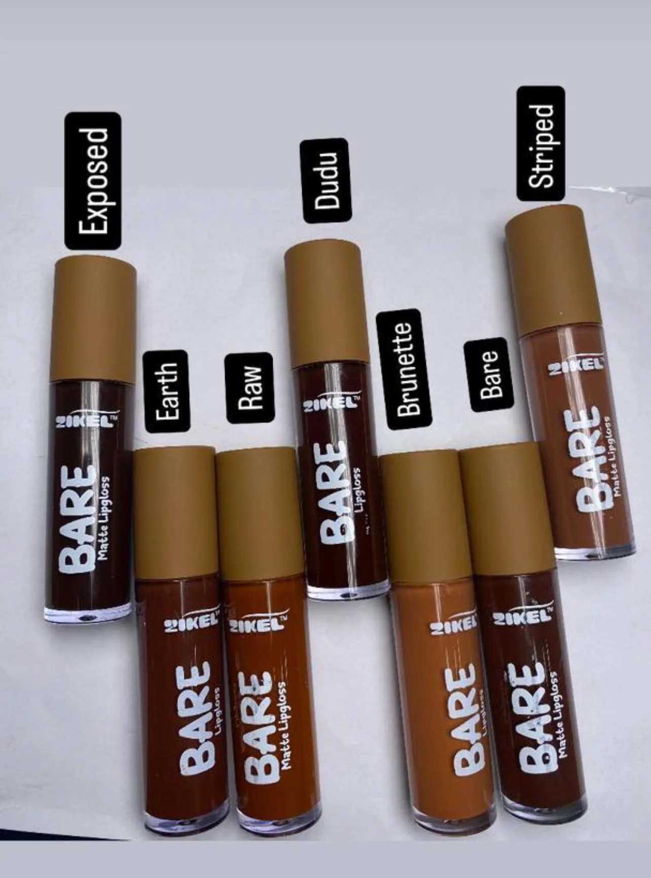 Zikel bare matte lipgloss