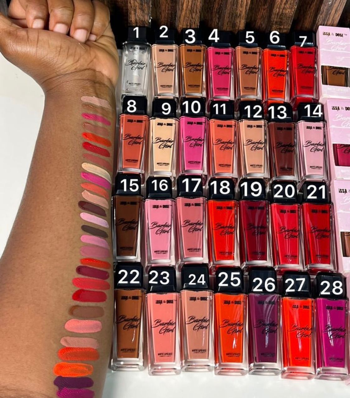ISSA AND DOSE MATTE LIPSTAIN BARBIE GIRL